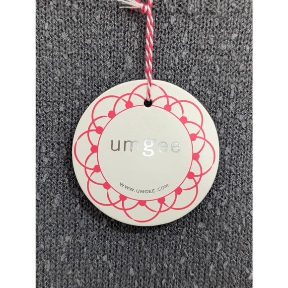 Umgee Wide Sleeve Knit Sweater Gray Size M NWT - Picture 3 of 7